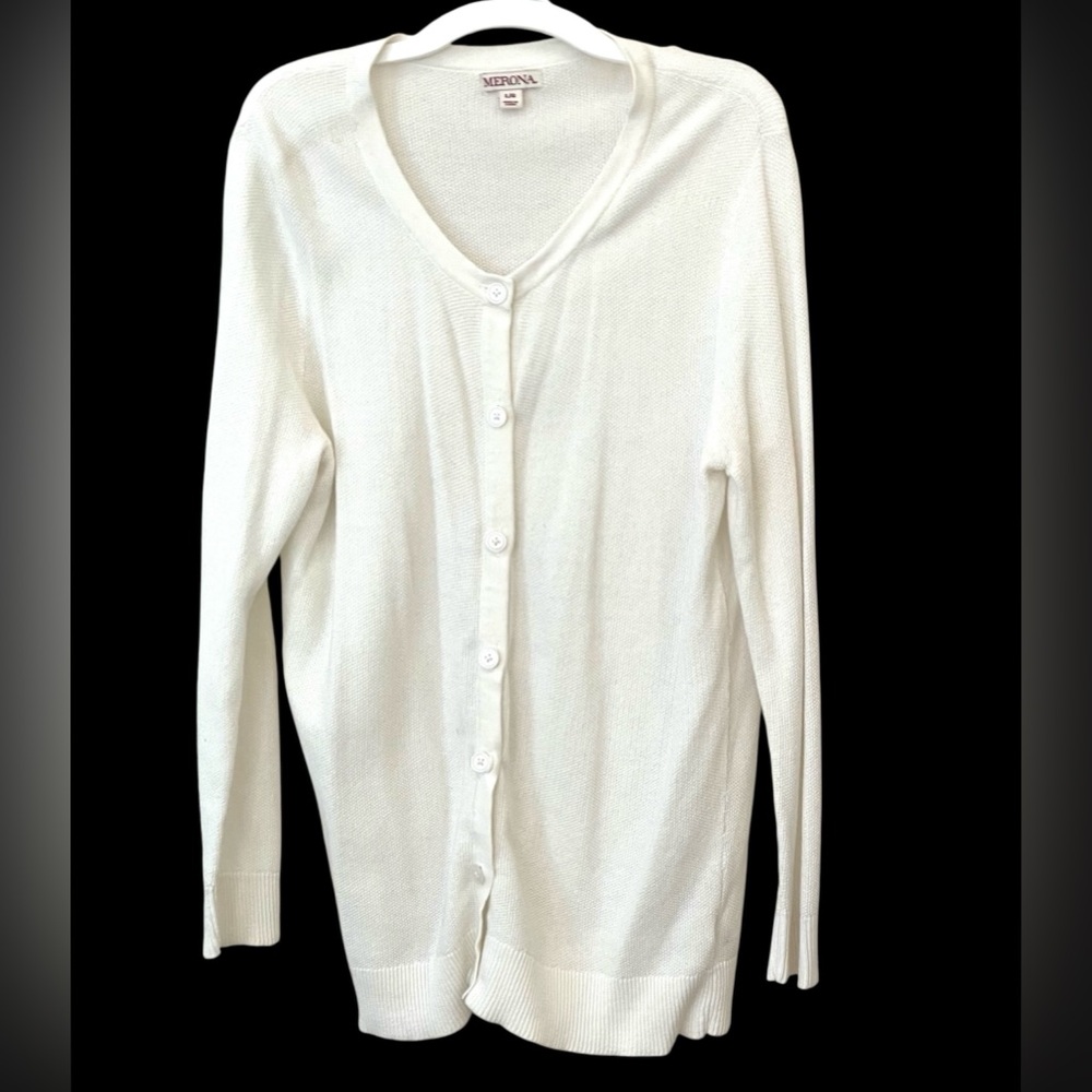 3 for $24 100% cotton long white cardigan